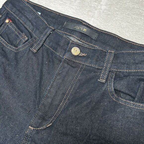 Joe's Womens Size 27 Oaklyn High Rise Straight Ankle Dark Wash‎ Stretch Jeans - Picture 4 of 14